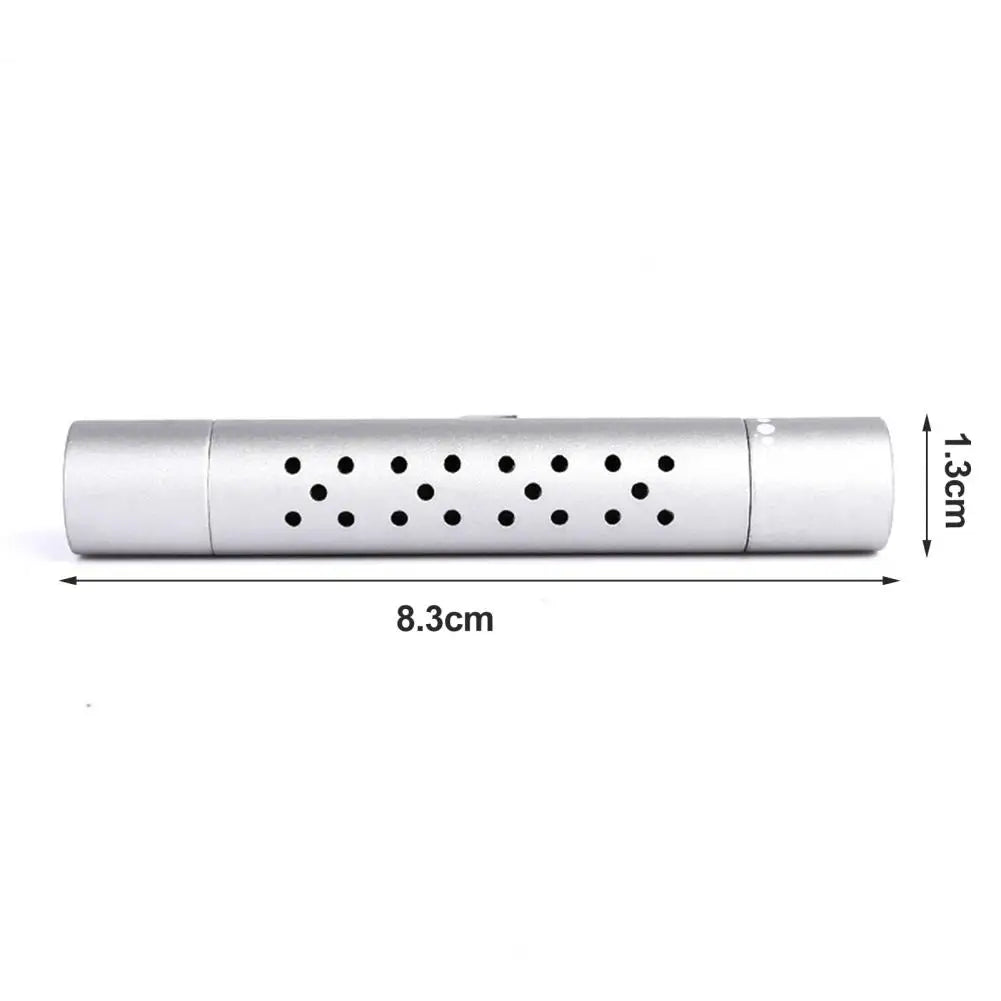 Car Fragrance Stick Replacement 6pcs Metal Rotating Car Aromatherapy Clip with Essential Oil Refill Sticks Compact Size